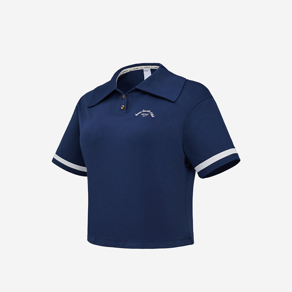 Áo Polo Thể Thao Nữ Prospecs Jersey Half Zip - Xanh Navy - Supersports Vietnam