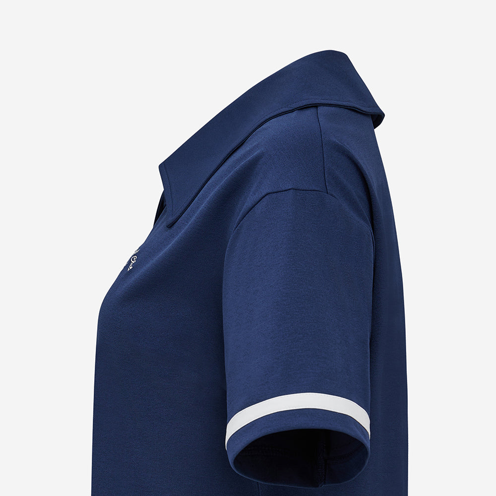 Áo Polo Thể Thao Nữ Prospecs Jersey Half Zip - Xanh Navy - Supersports Vietnam