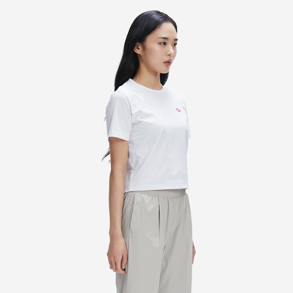 Áo Tay Ngắn Nữ Prospecs Jersey Crop - Trắng - Supersports Vietnam