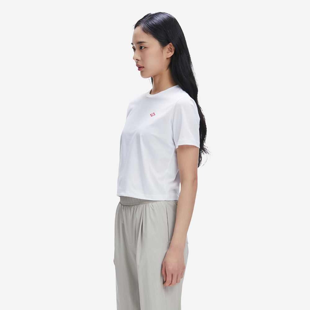 Áo Tay Ngắn Nữ Prospecs Jersey Crop - Trắng - Supersports Vietnam
