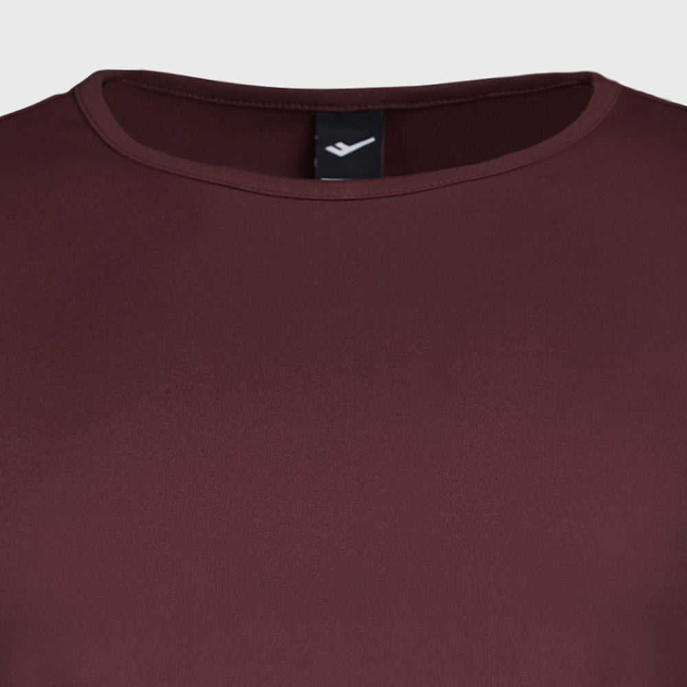 Áo Tay Dài Nữ Prospecs Semi-Crop Round - Đỏ - Supersports Vietnam