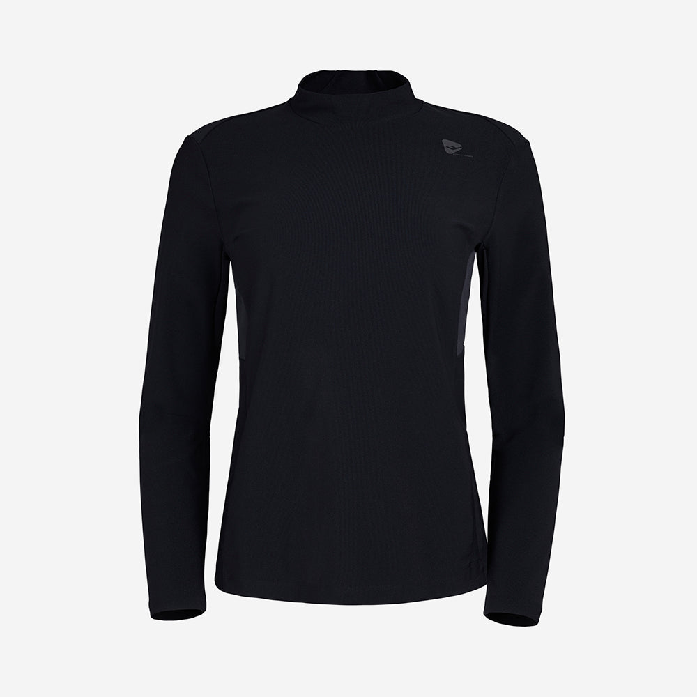 Áo Tay Dài Nữ Prospecs Semi High Neck Round - Đen - Supersports Vietnam