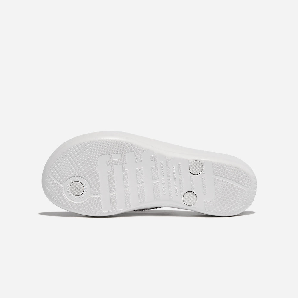 Dép Xỏ Ngón Nữ Fitflop Iqushion Sparkle - Trắng - Supersports Vietnam