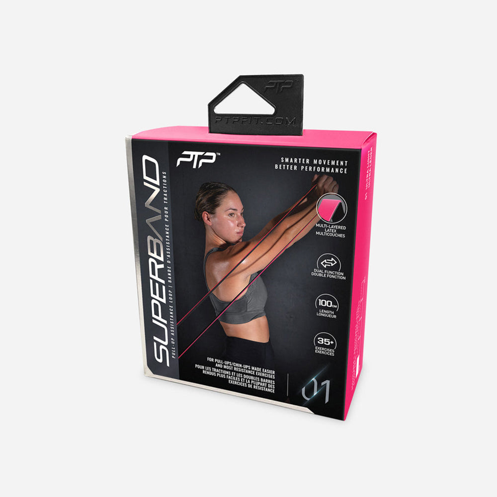 Dây Tập Kháng Lực Ptp Dual Colour Ultra Light - Hồng - Supersports Vietnam