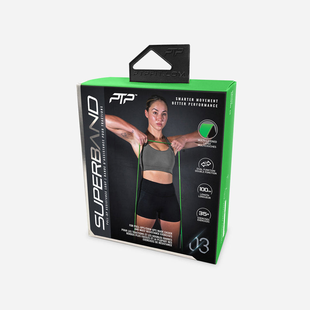 Dây Tập Kháng Lực Ptp Dual Colour Medium - Xanh Lá - Supersports Vietnam