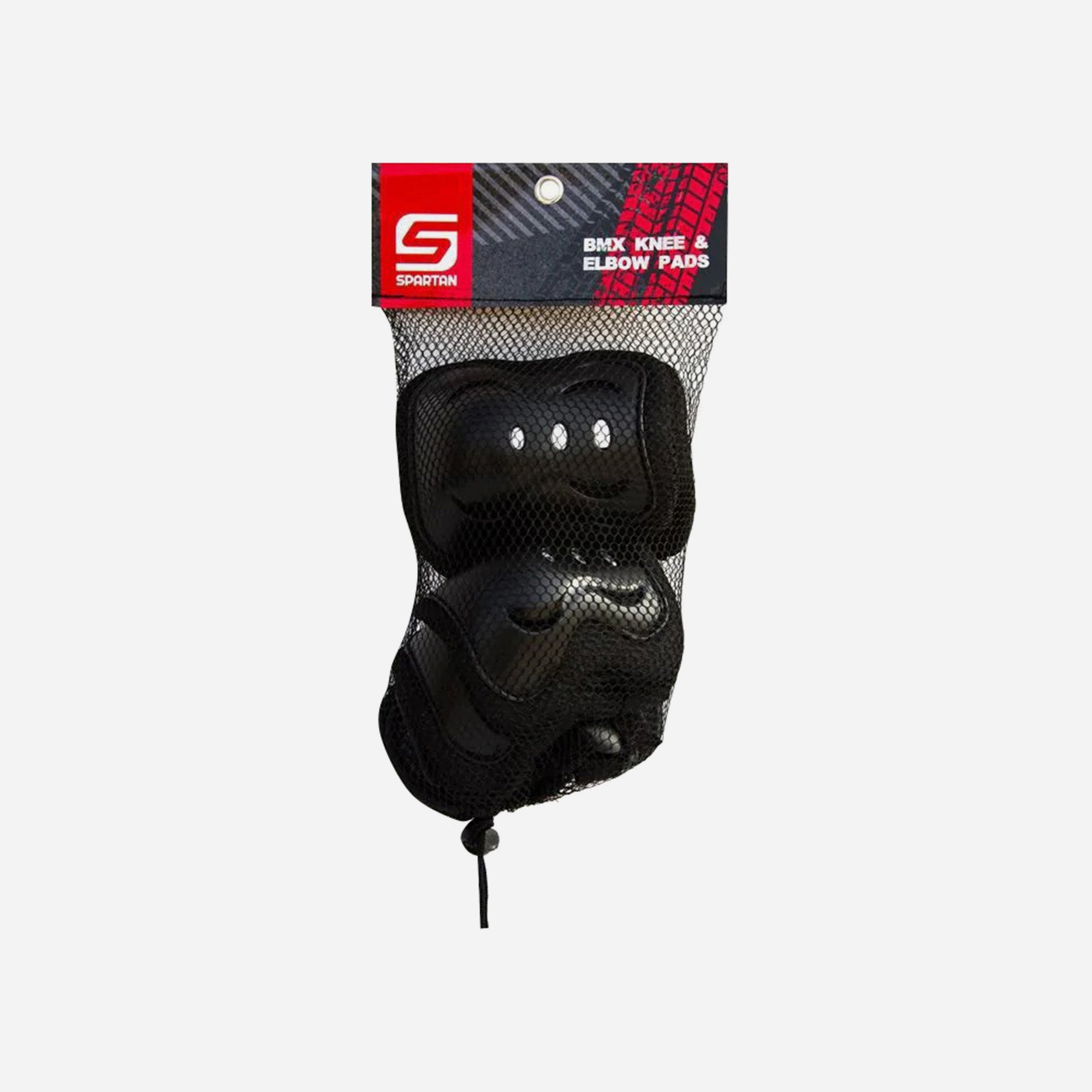 Bộ Miếng Đệm Bảo Vệ Spartan Knee & Elbow Pads And Wrist Protective Set Black Xs - Đen - Supersports Vietnam