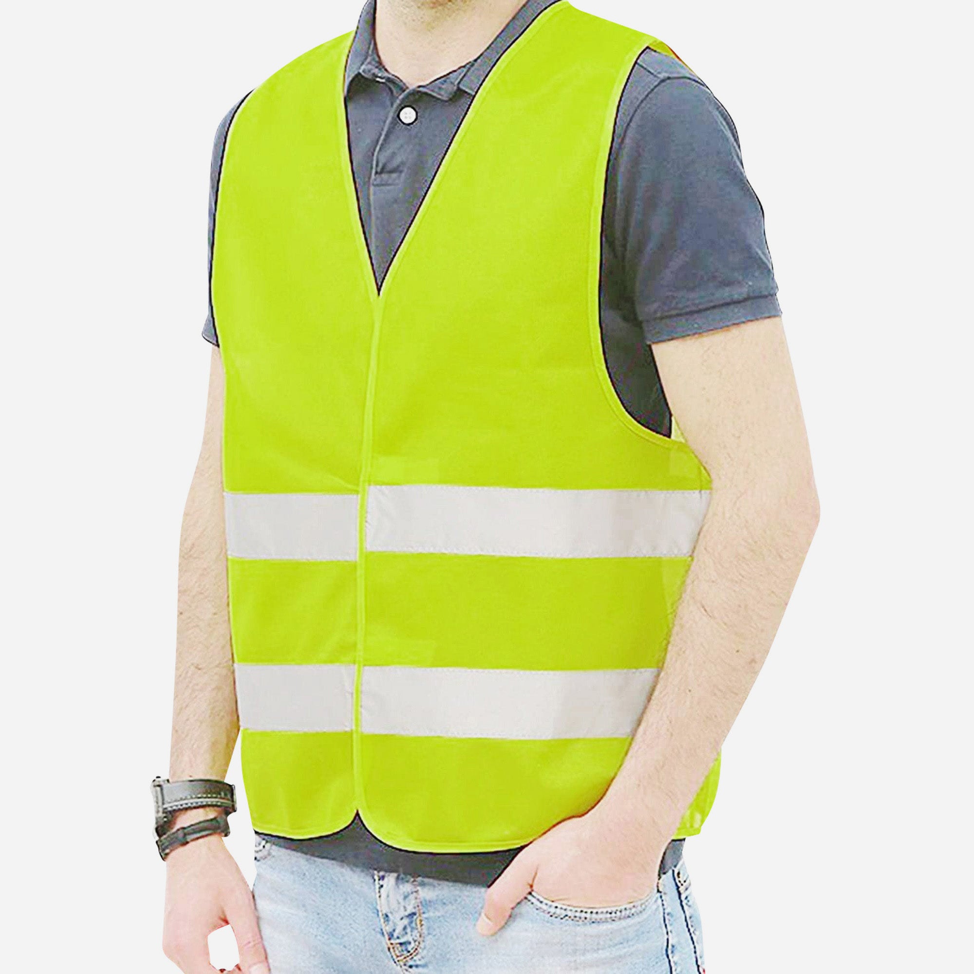 Áo Phản Quang Spartan Reflective Jacket - Vàng Chanh - Supersports Vietnam