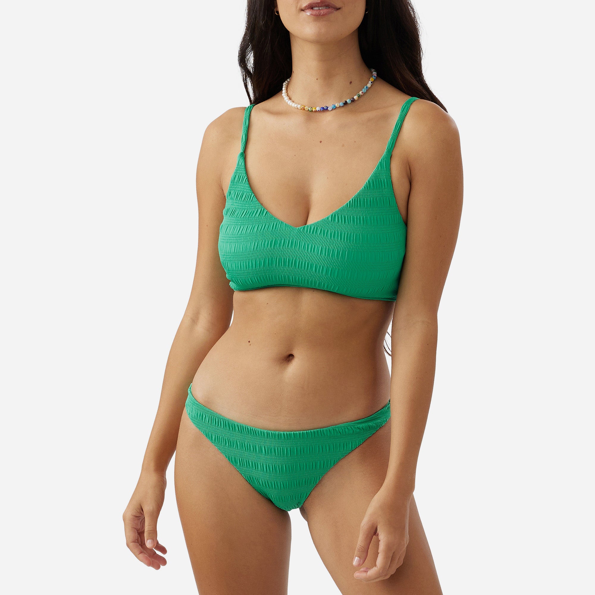 Quần Bơi Bikini Nữ O'Neill Saltwater Solids Textured Flamenco - Xanh Lá - Supersports Vietnam
