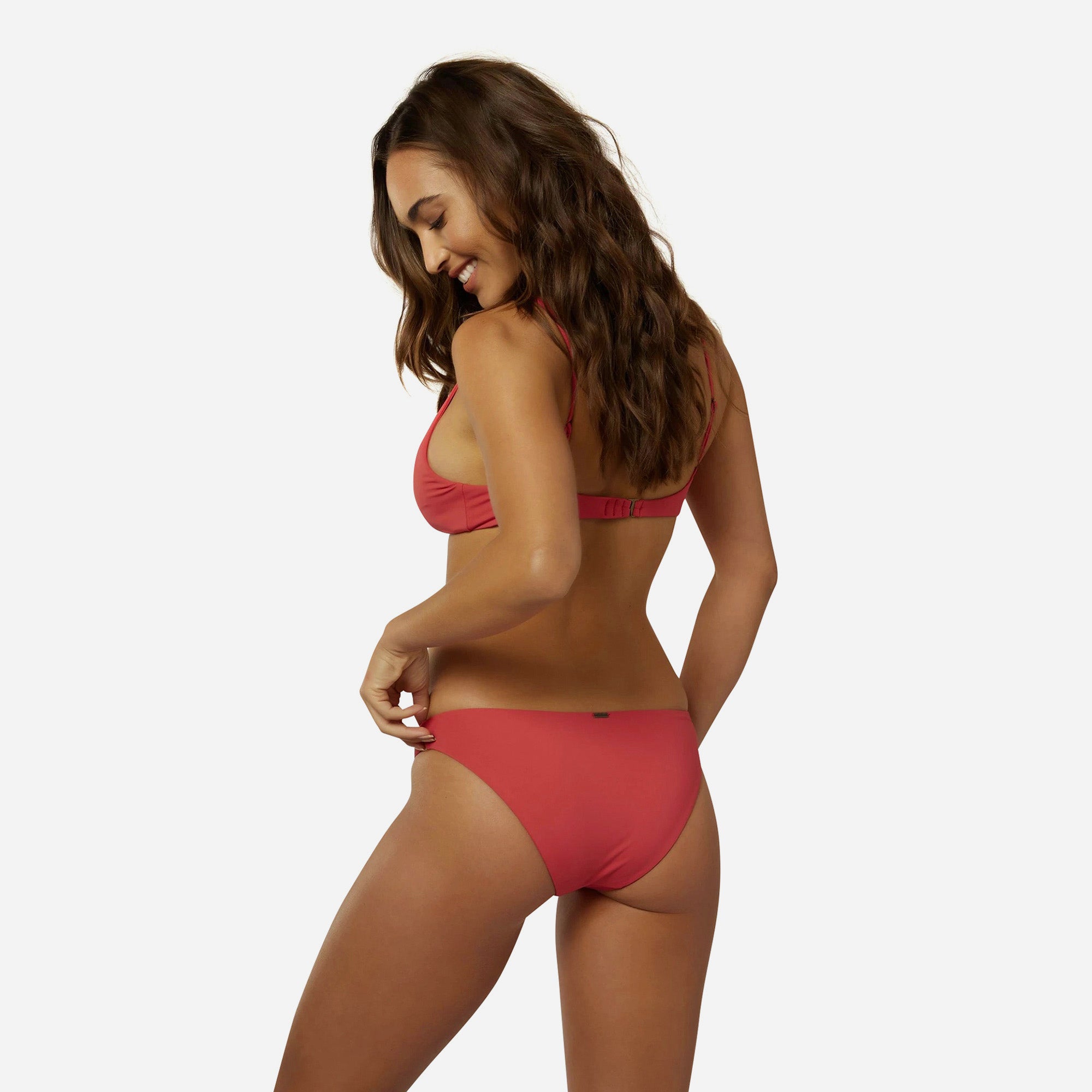Quần Bơi Bikini Nữ O'Neill Saltwater Solids Rockley - Đỏ - Supersports Vietnam