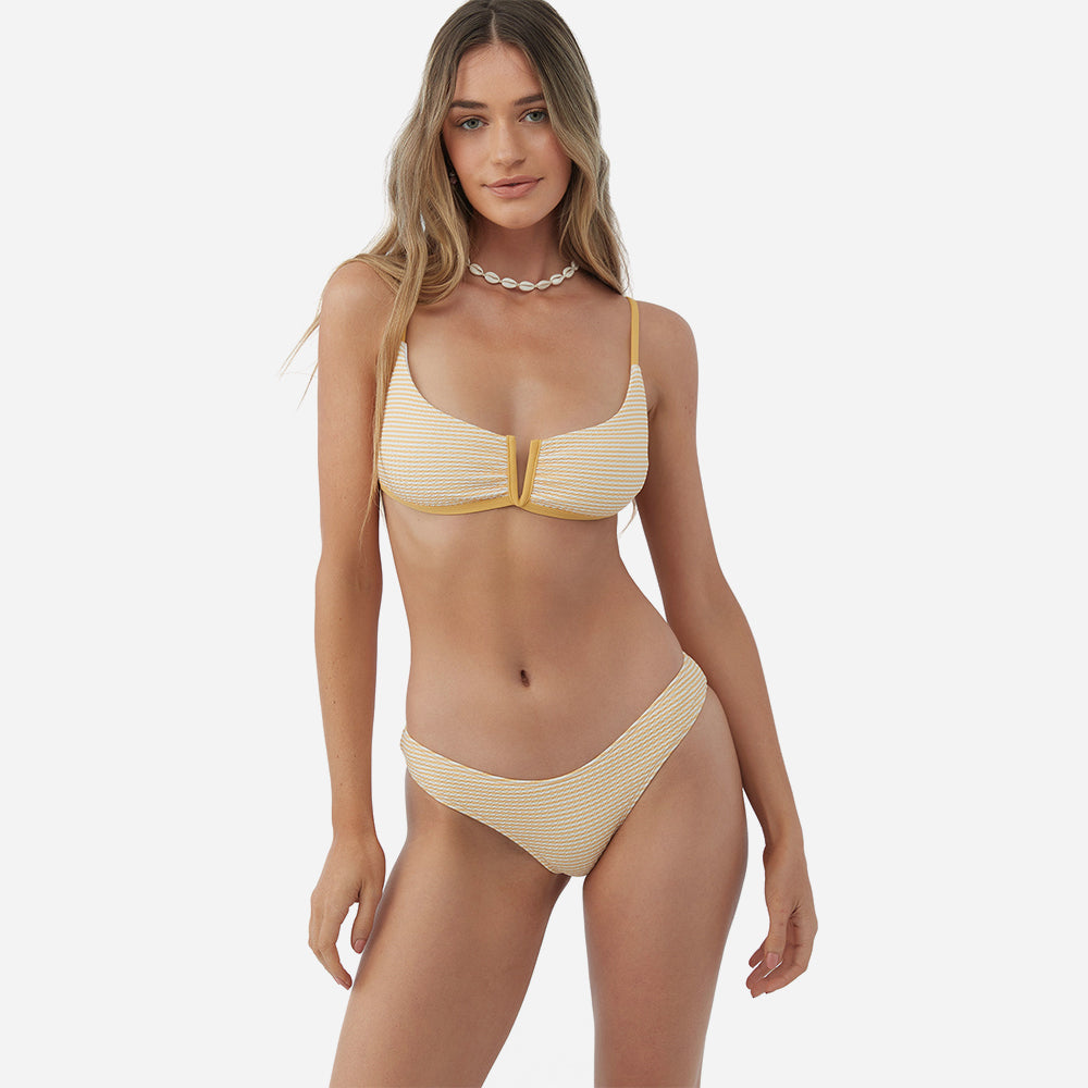 Quần Bơi Bikini Nữ O'Neill Diya Stripe Matira - Vàng - Supersports Vietnam