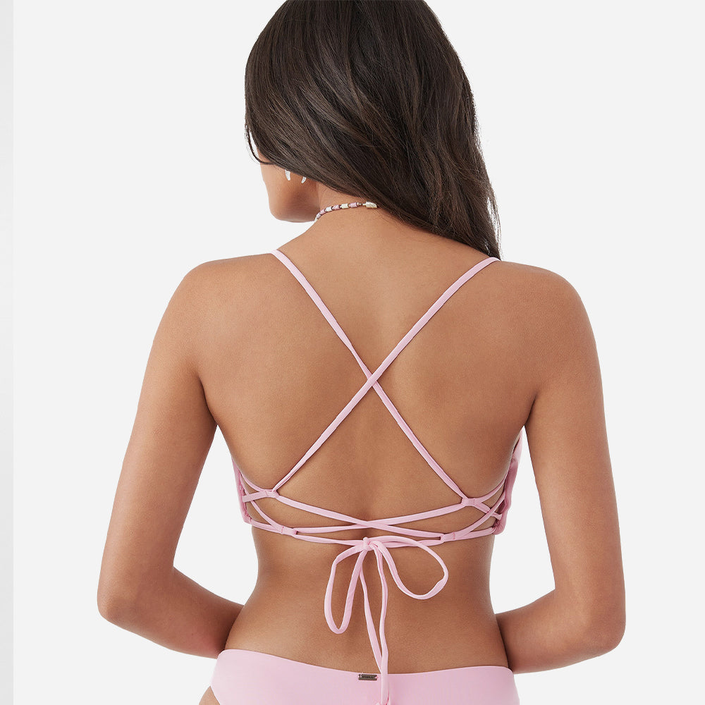 Áo Bơi Bikini Nữ O'Neill Saltwater Solids Huntington - Hồng - Supersports Vietnam