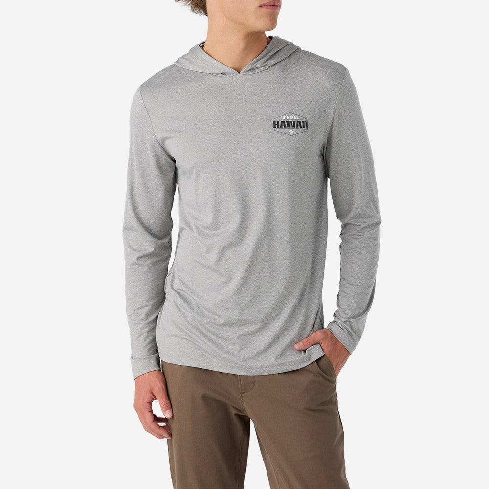 Áo Hoodie Nam O'Neill Trvlr Upf Hooded Hawaii - Xám - Supersports Vietnam