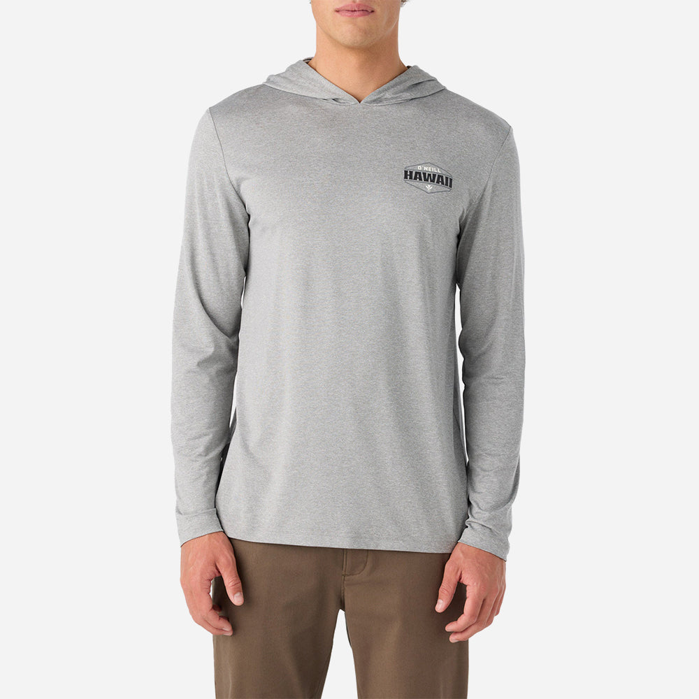 Áo Hoodie Nam O'Neill Trvlr Upf Hooded Hawaii - Xám - Supersports Vietnam
