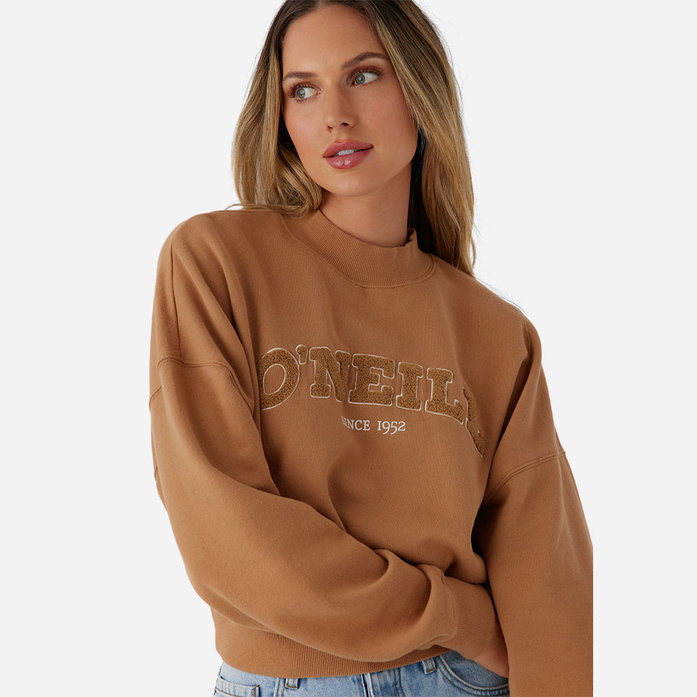 Áo Hoodie Nữ O'Neill Moment Crop - Nâu - Supersports Vietnam