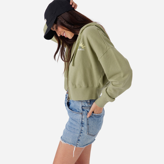 Áo Hoodie Nữ O'Neill Darcie Zip - Xanh Lá