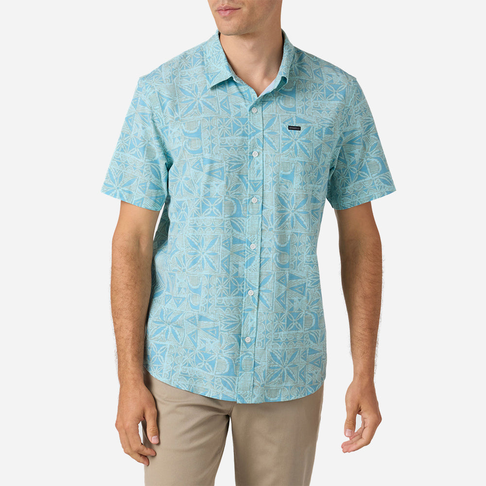 Áo Sơ Mi Tay Ngắn Nam O'Neill Trvlr Upf Traverse Slub Short-Sleeve - Xanh Dương - Supersports Vietnam
