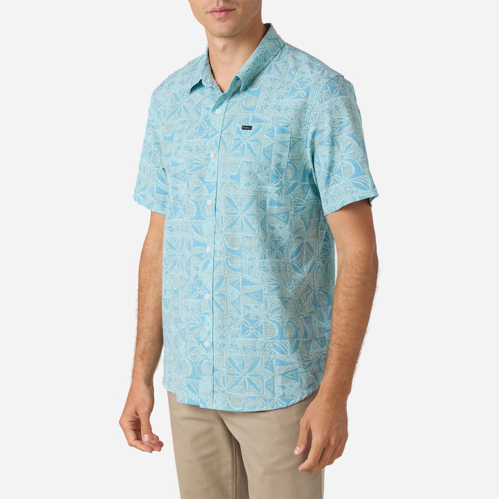 Áo Sơ Mi Tay Ngắn Nam O'Neill Trvlr Upf Traverse Slub Short-Sleeve - Xanh Dương - Supersports Vietnam