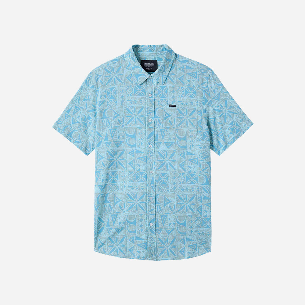 Áo Sơ Mi Tay Ngắn Nam O'Neill Trvlr Upf Traverse Slub Short-Sleeve - Xanh Dương - Supersports Vietnam