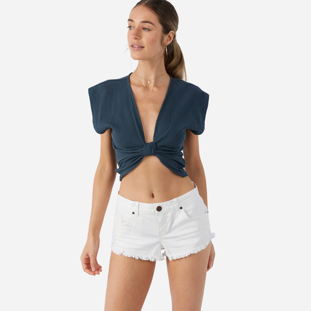 Áo Crop Top Nữ O'Neill Hayden Crop Top - Xanh Navy - Supersports Vietnam