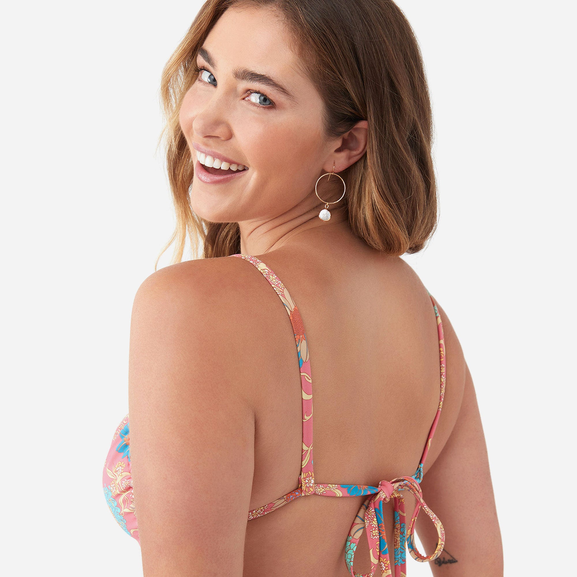 Áo Bơi Bikini Nữ O'Neill Belize Floral Jupiter - Hồng - Supersports Vietnam