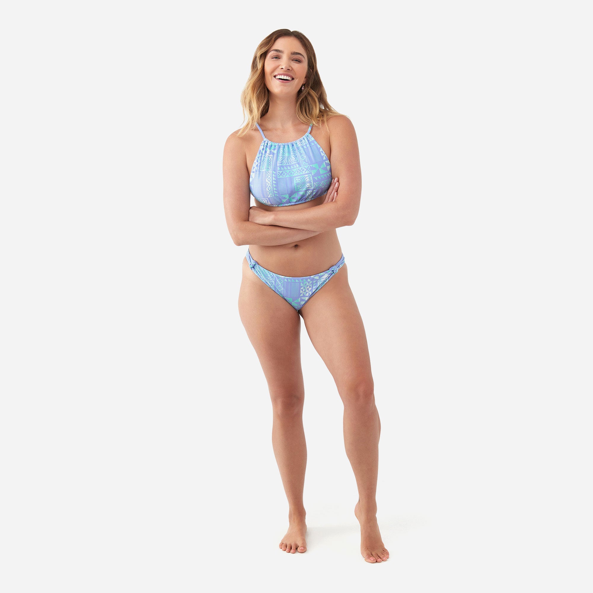 Áo Bơi Bikini Nữ O'Neill Winona Tile Naples - Xanh Dương - Supersports Vietnam