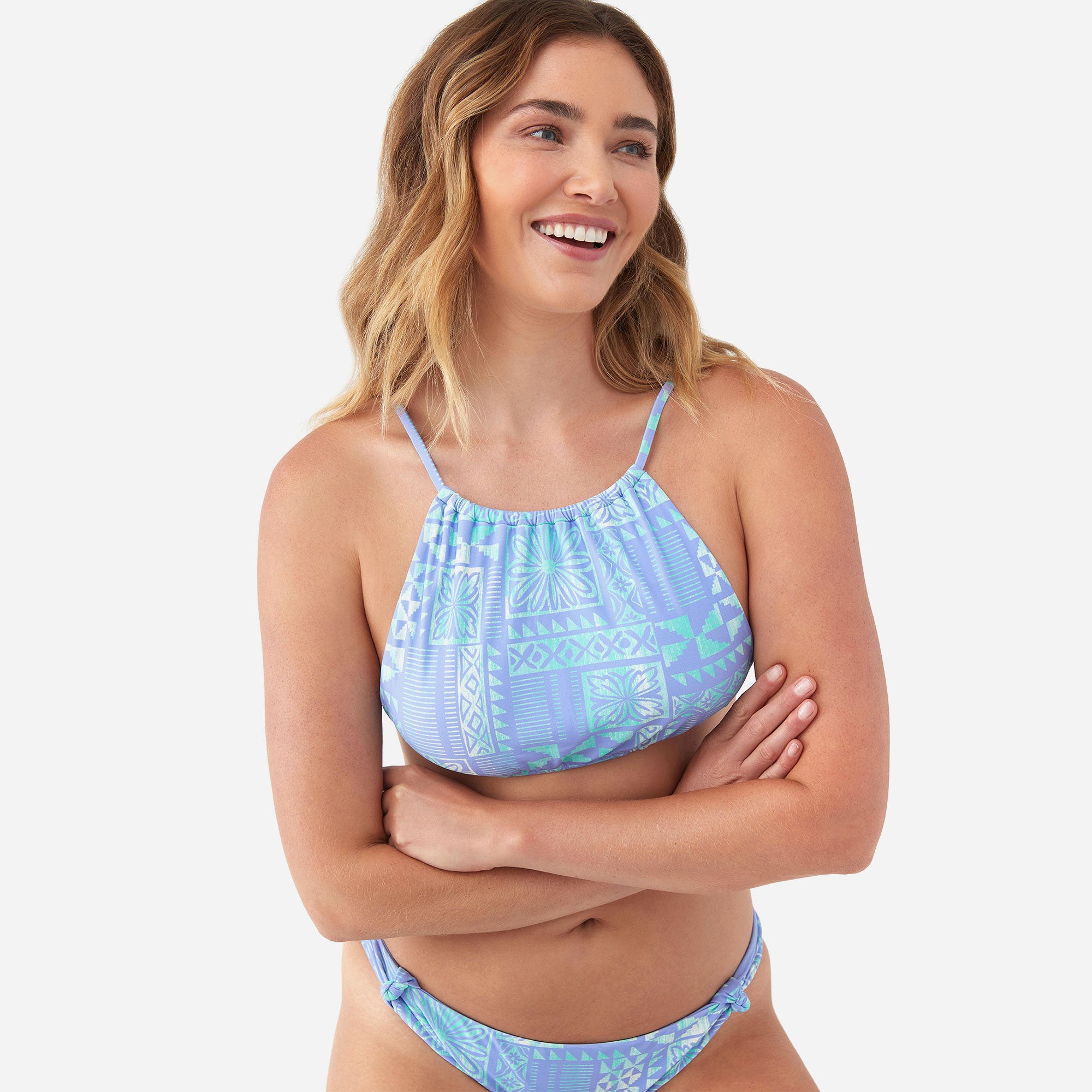Áo Bơi Bikini Nữ O'Neill Winona Tile Naples - Xanh Dương - Supersports Vietnam