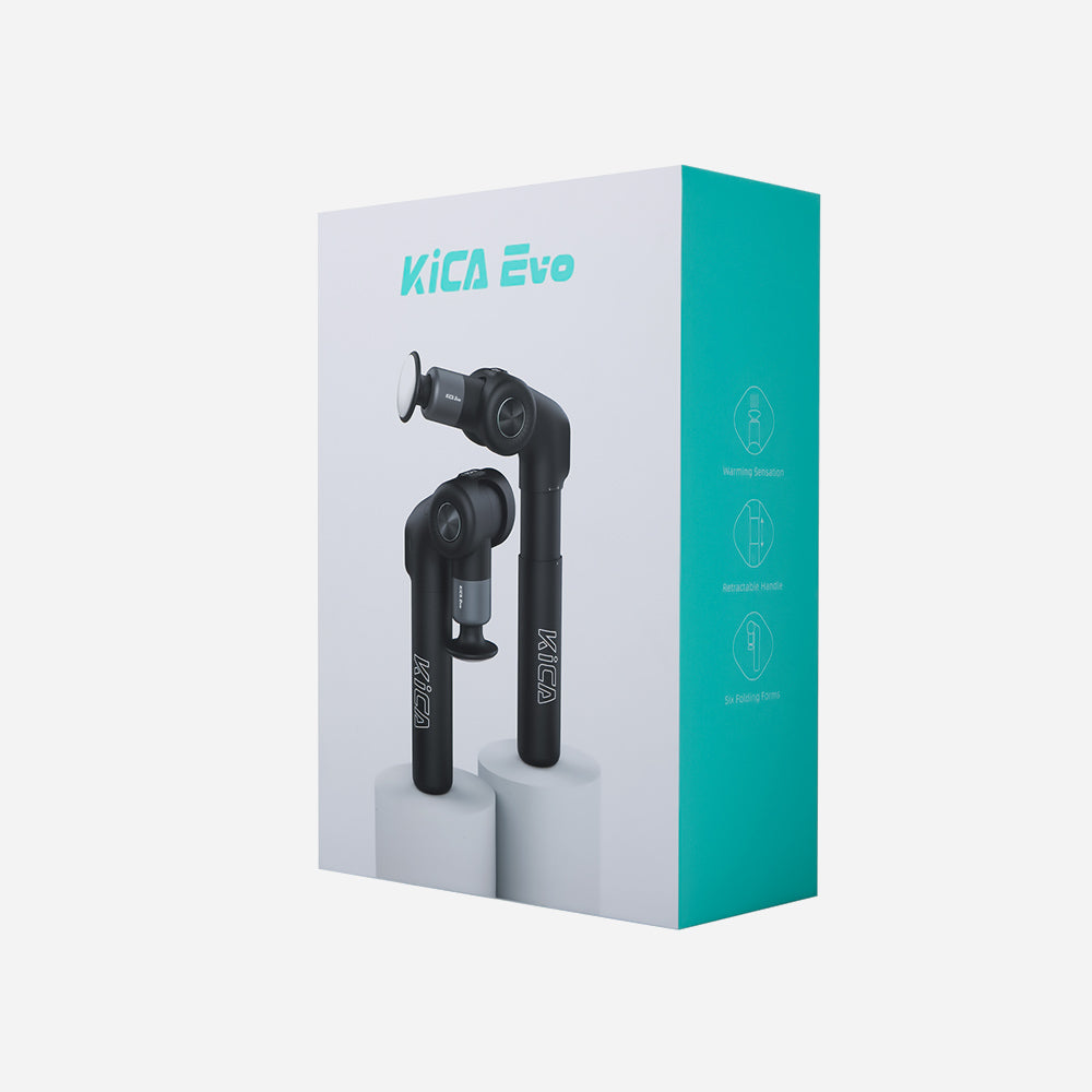Dụng Cụ Massage Cơ Đa Năng Đầu Nhiệt KiCA Evo - Đen - Supersports Vietnam