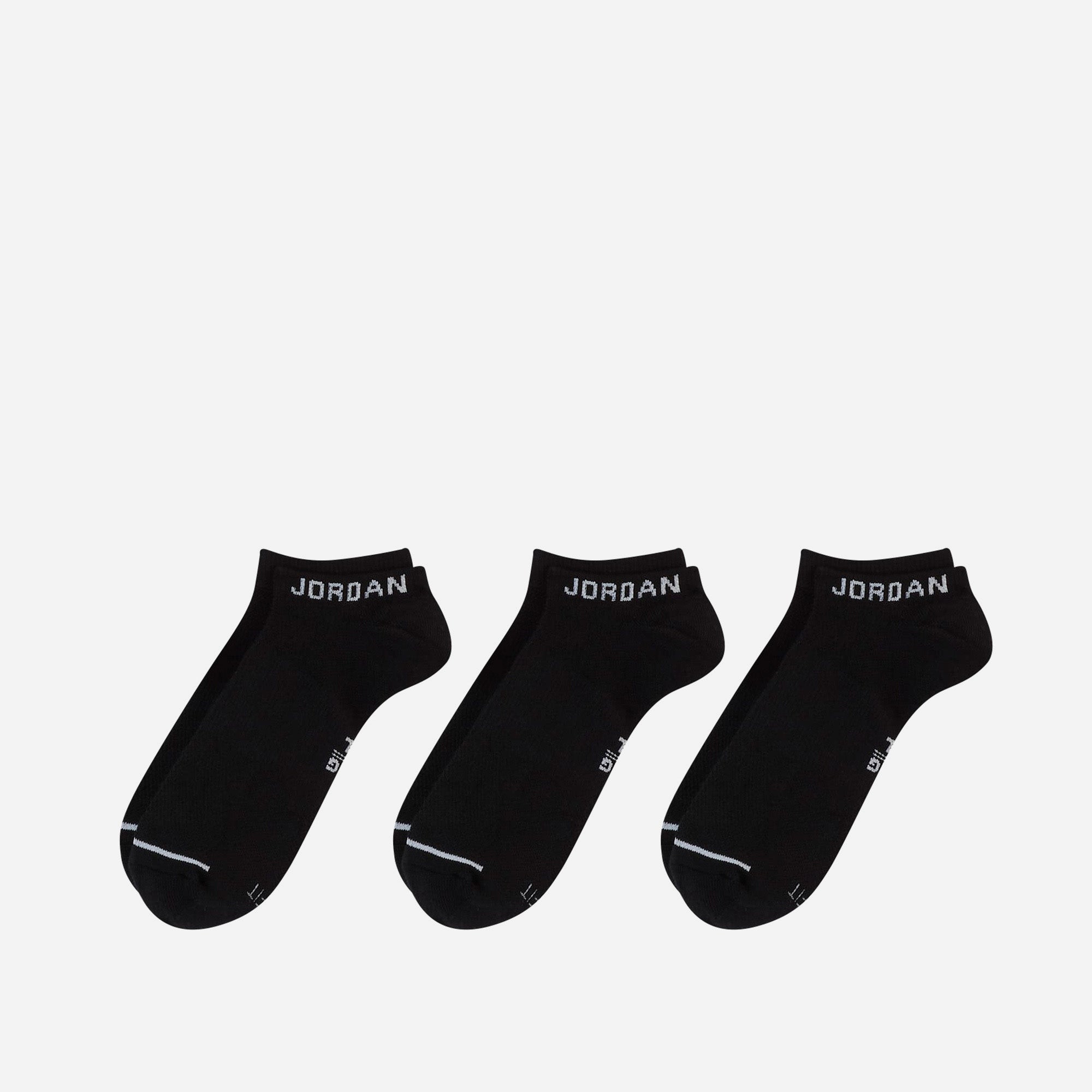 Vớ Thể Thao Nike Jordan Everyday Max No-Show (3 Đôi) - Đen - Supersports Vietnam