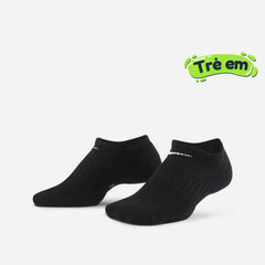 Vớ Thể Thao Trẻ Em Nike Everyday Cushion No Show (3 Pairs) - Đen - Supersports Vietnam