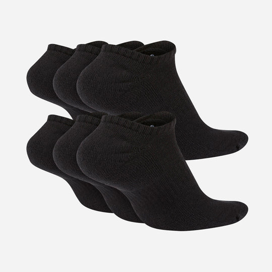Vớ Thể Thao Nike Everyday Cushioned Training No-Show (3 Đôi) - Đen