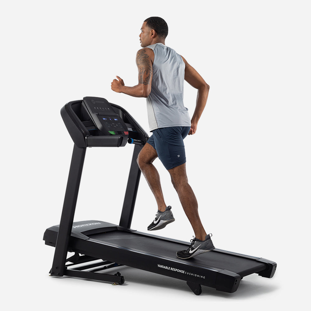 Máy Chạy Bộ Điện Mỹ Horizon T101 (Phiên Bản Mới) - Đen - Supersports Vietnam