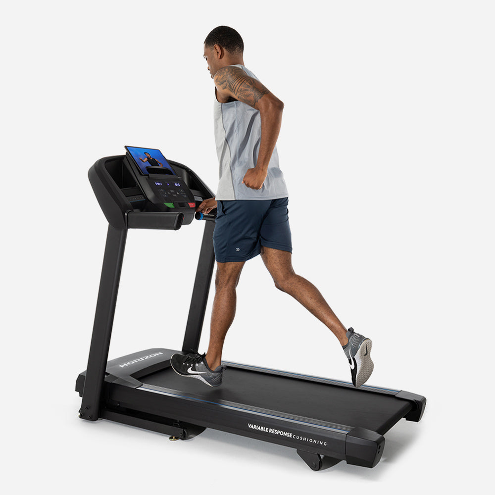 Máy Chạy Bộ Điện Mỹ Horizon T101 (Phiên Bản Mới) - Đen - Supersports Vietnam