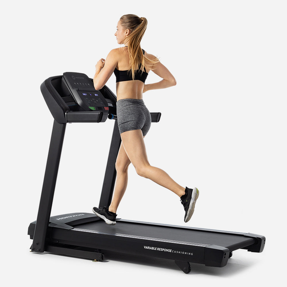 Máy Chạy Bộ Điện Mỹ Horizon T101 (Phiên Bản Mới) - Đen - Supersports Vietnam