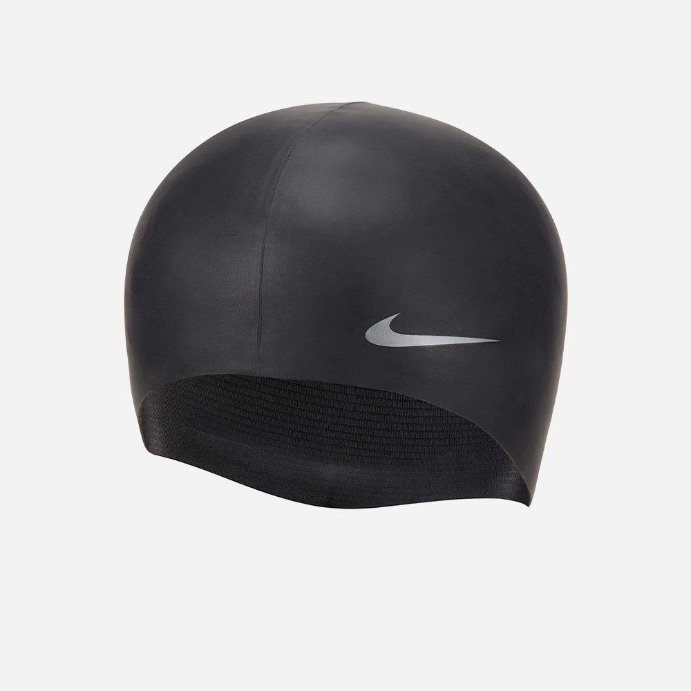 Nón Bơi Trẻ Em Nike Swim Youth Solid Silicone - Đen - Supersports Vietnam