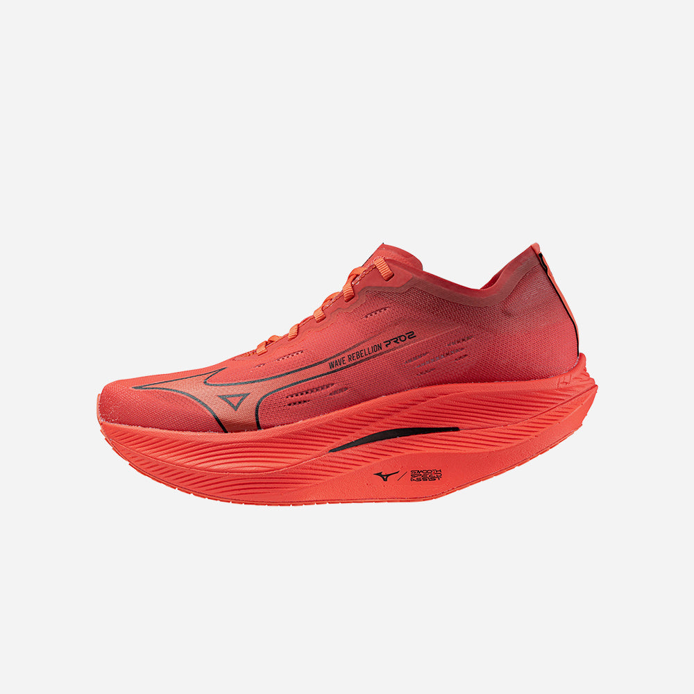 Giày Chạy Bộ Unisex Mizuno Wave Rebellion Pro 2 - Đỏ - Supersports Vietnam