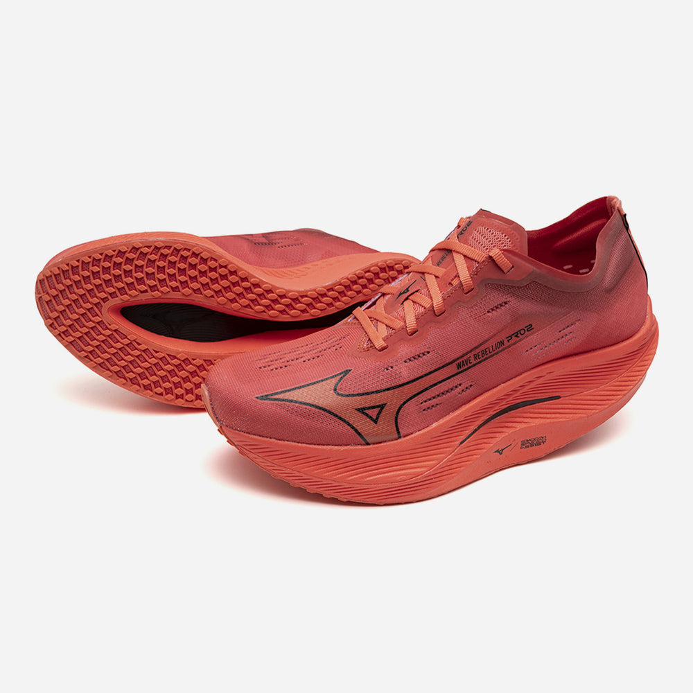 Giày Chạy Bộ Unisex Mizuno Wave Rebellion Pro 2 - Đỏ - Supersports Vietnam