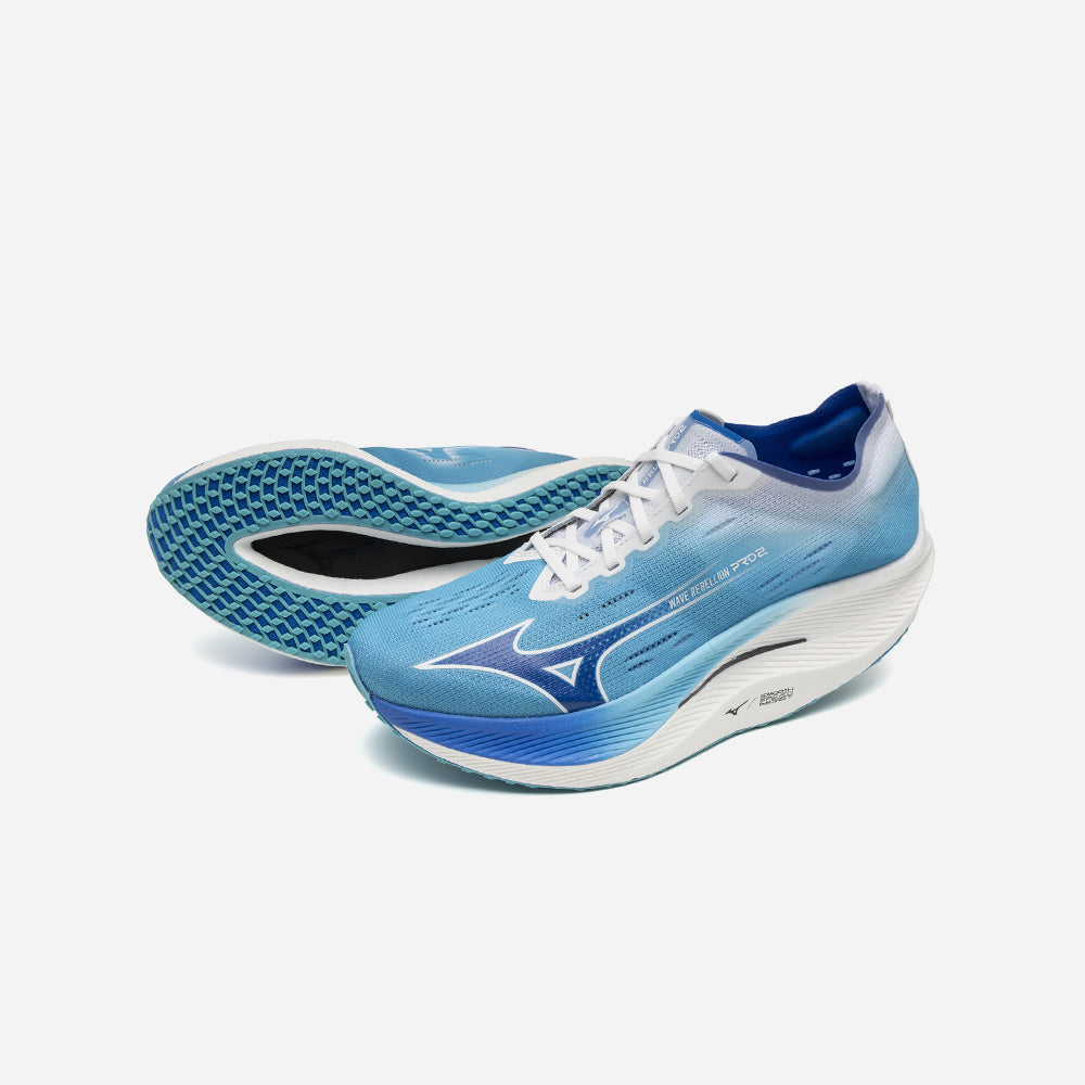 Giày Chạy Bộ Unisex Mizuno Wave Rebellion Pro 2 - Xanh Dương - Supersports Vietnam