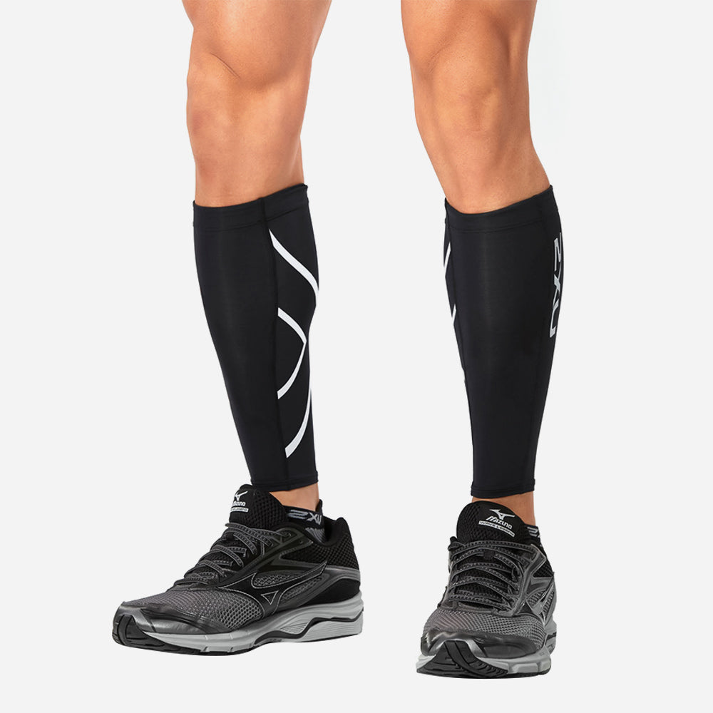 Bó Ống Chân Thể Thao 2XU Compression - Đen - Supersports Vietnam