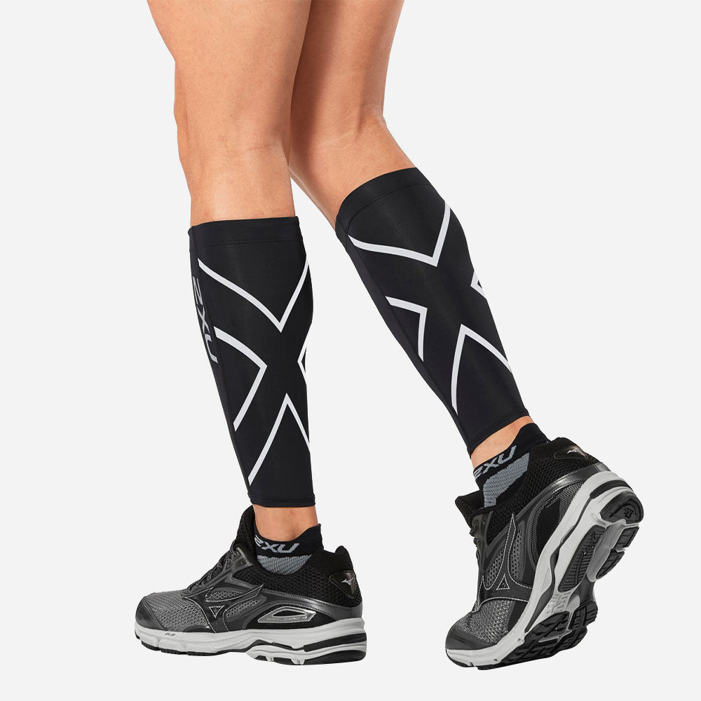 Bó Ống Chân Thể Thao 2XU Compression - Đen - Supersports Vietnam