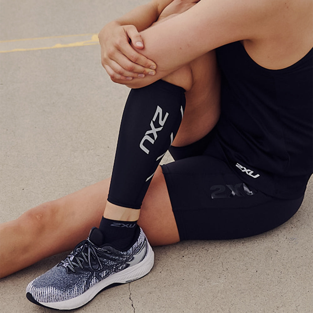 Bó Ống Chân Thể Thao 2XU Compression - Đen - Supersports Vietnam