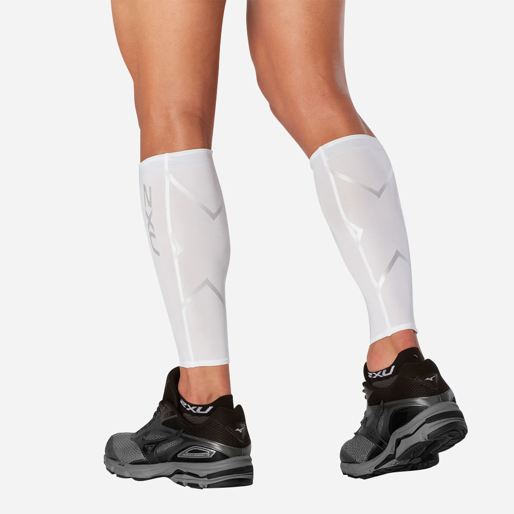 Bó Ống Chân Thể Thao 2XU Compression - Trắng - Supersports Vietnam
