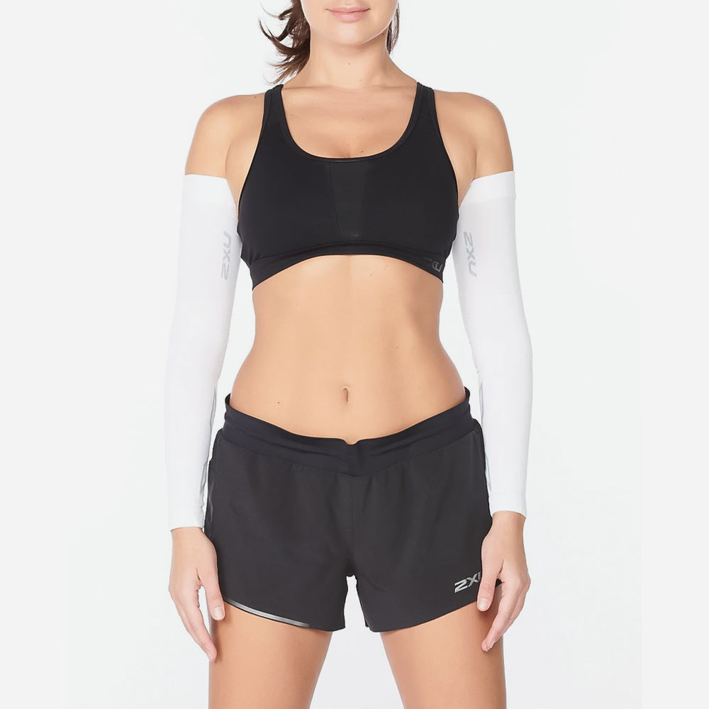Bó Cơ Ống Tay 2XU Flex Run Compression - Trắng - Supersports Vietnam