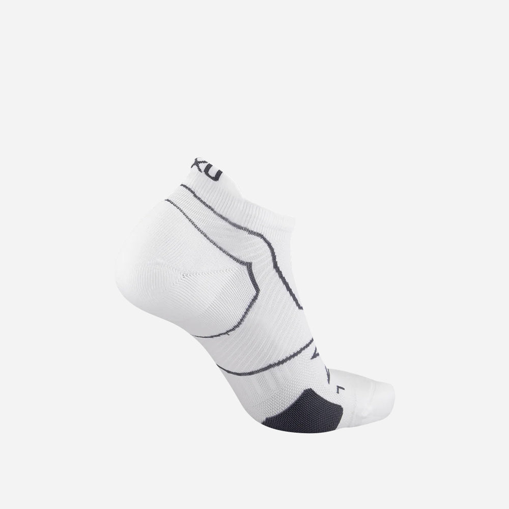 Vớ Thể Thao 2XU Vectr Cushion No Show - Trắng - Supersports Vietnam