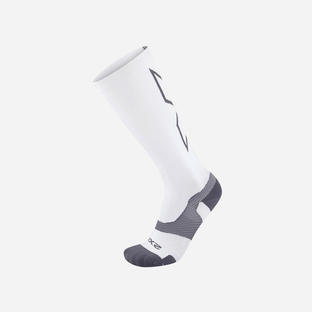 Vớ Thể Thao 2XU Vector Light Cushion - Trắng - Supersports Vietnam