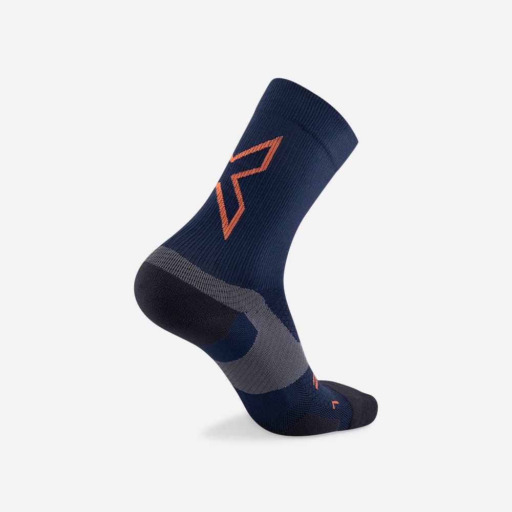 Vớ Thể Thao 2XU Vector Light Cushion - Xanh Navy - Supersports Vietnam