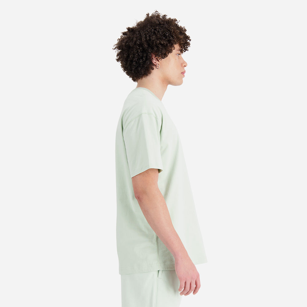 Áo Thun Unisex New Balance Uni-Ssentials Cotton - Xanh Mint - Supersports Vietnam