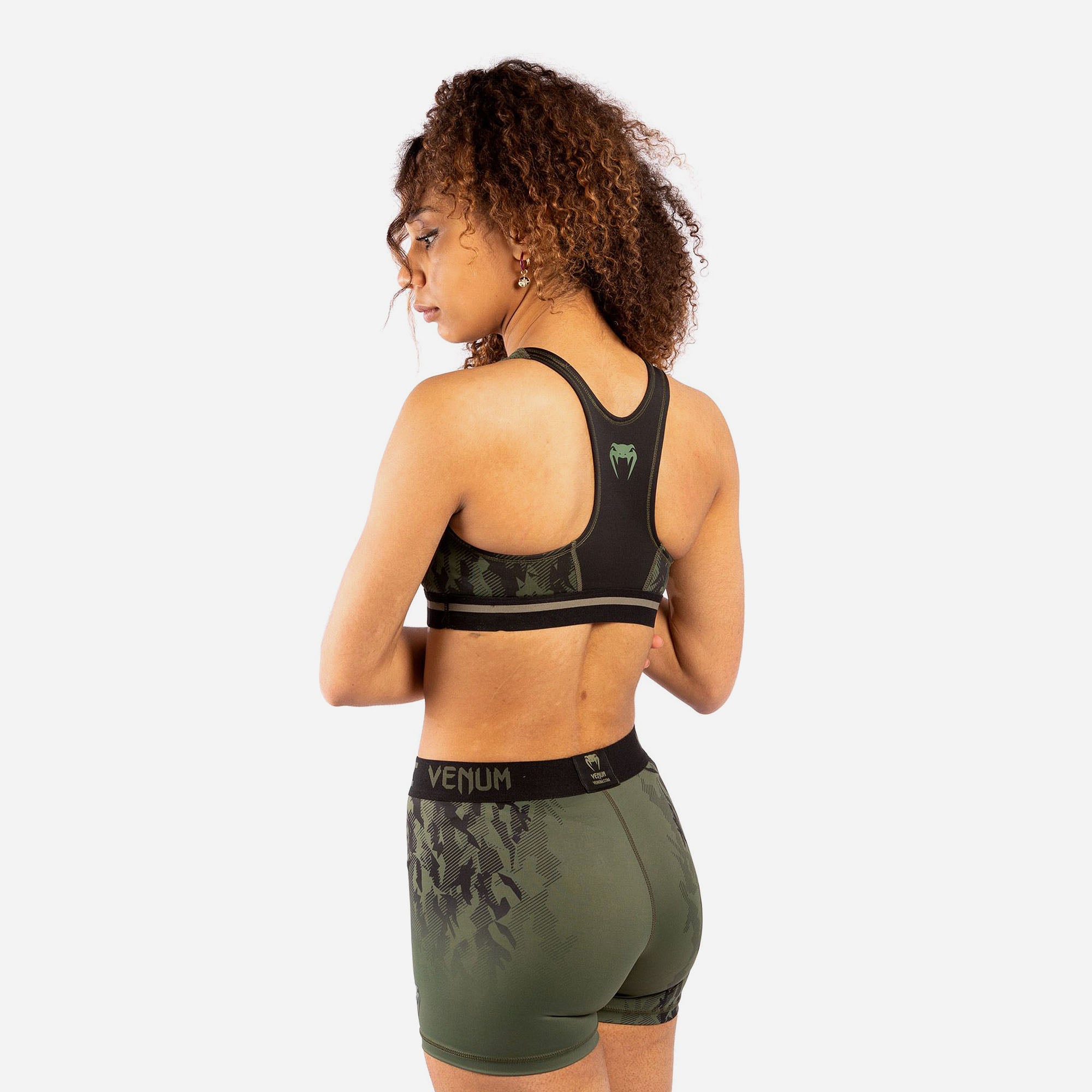 Áo Bra Thể Thao Nữ Venum Official Ufc Fight Week - Xanh Quân Đội - Supersports Vietnam