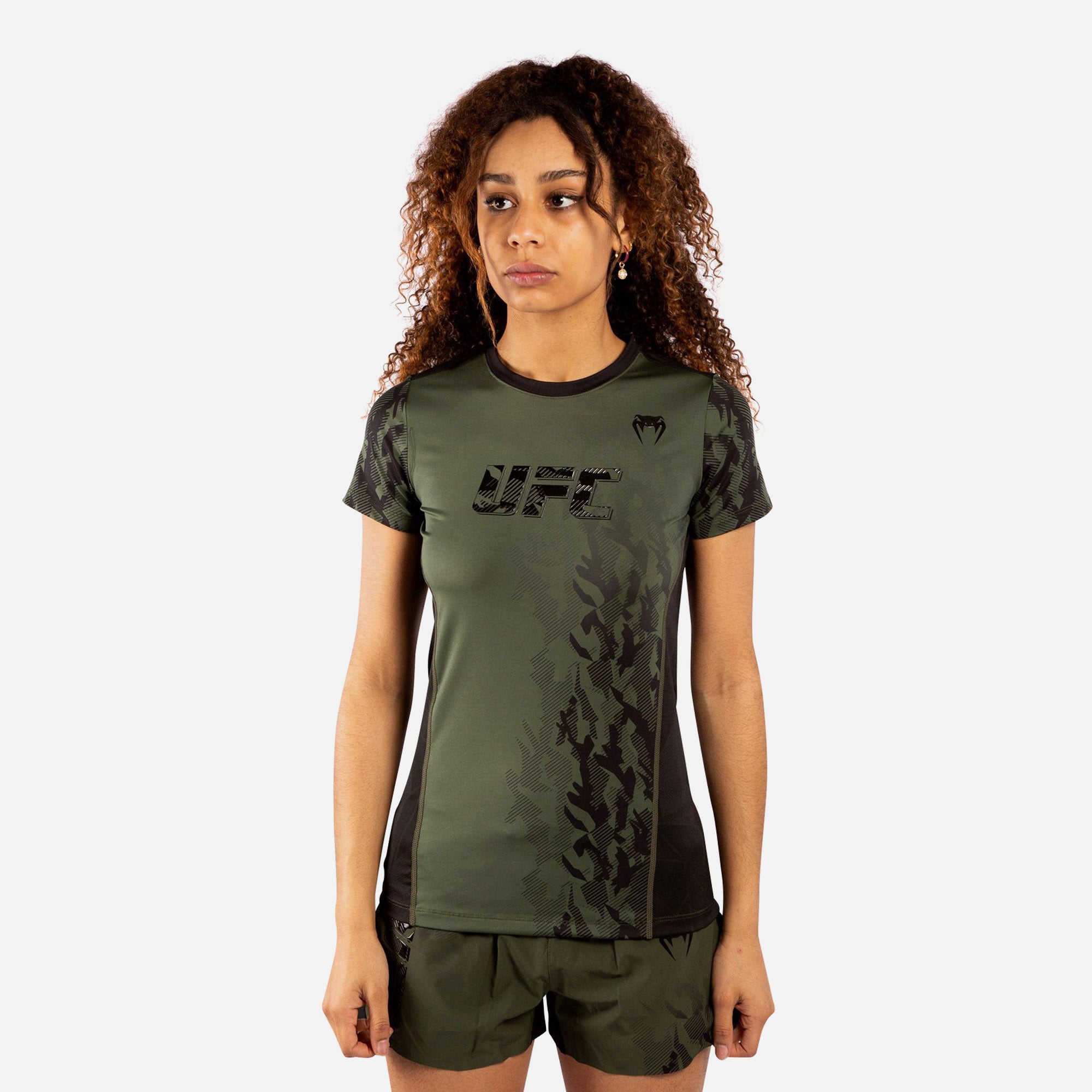 Áo Thun Nữ Venum Ufc Authentic Fight Week Wo Black Performance Sho - Xanh Quân Đội - Supersports Vietnam