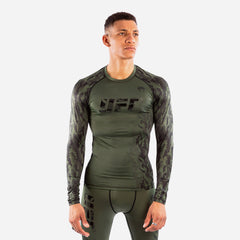 Áo Tay Dài Ôm Thể Thao Nam Venum Official Ufc Fight Week - Xanh Quân Đội - Supersports Vietnam