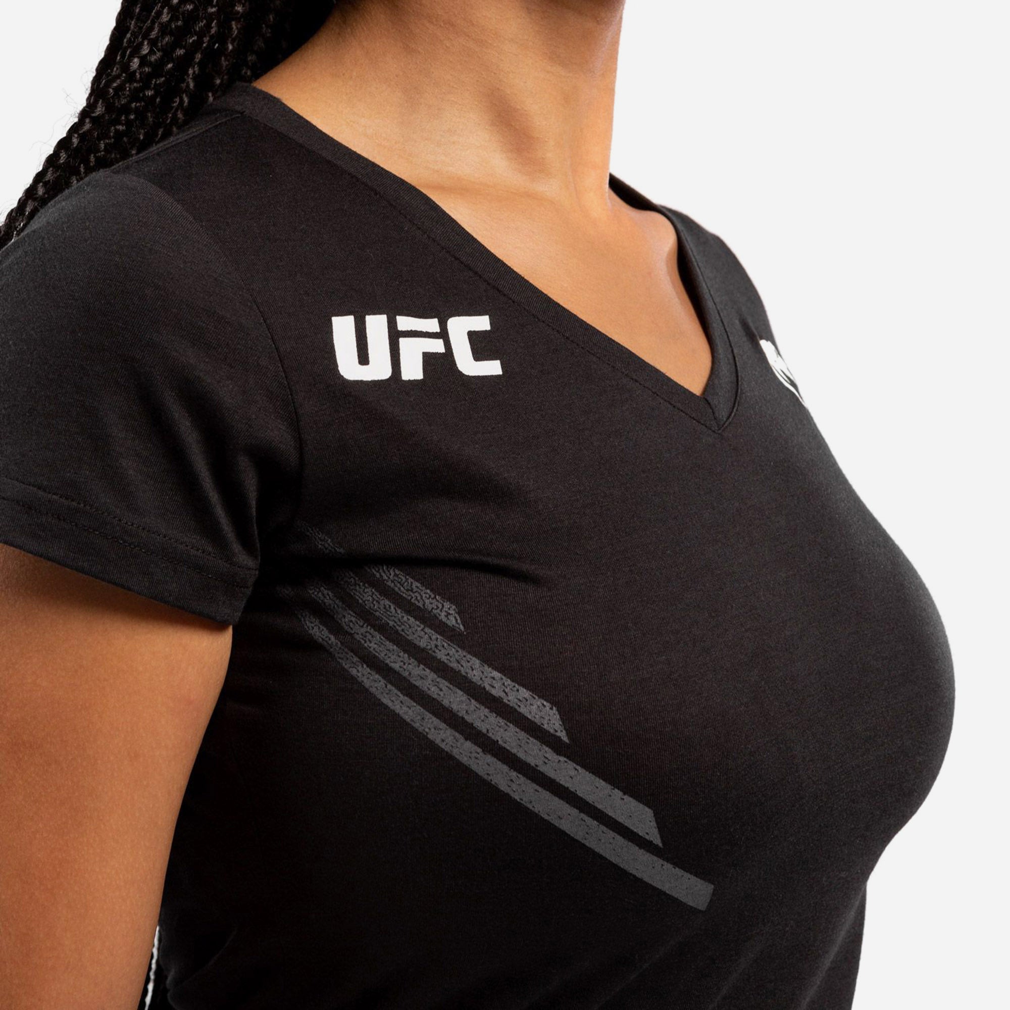 Áo Thun Thể Thao Nữ Venum Ufc Fight Night Replica - Đen - Supersports Vietnam
